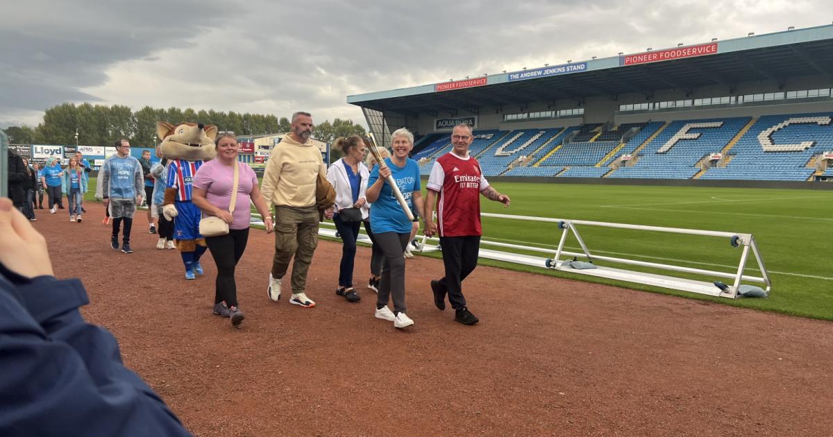 Baton of Hope passes through Cumbria for suicide awareness