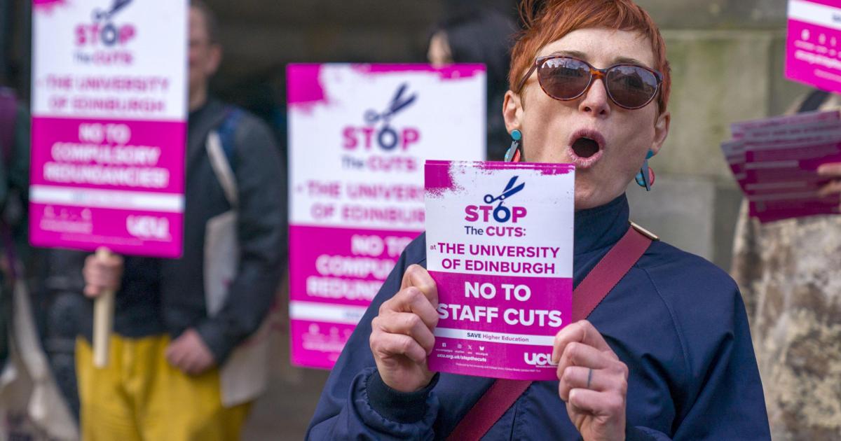 University of Edinburgh staff begin five days of strikes
