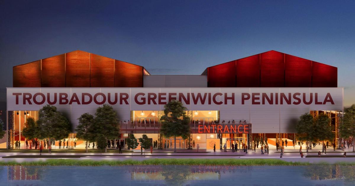 Troubadour Theatres to open Greenwich Peninsula Theatre