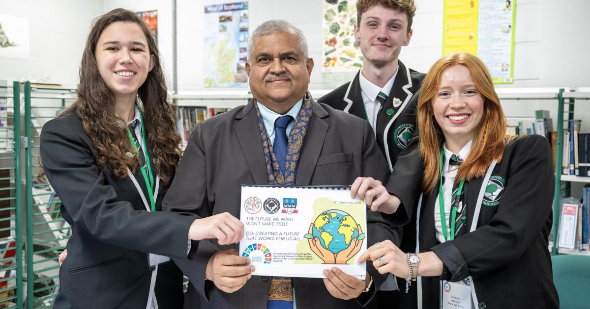 Edinburgh pupils talk climate action with global influencer