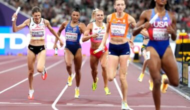 Great Britain miss out on mixed relay medal but sprinters reach World finals