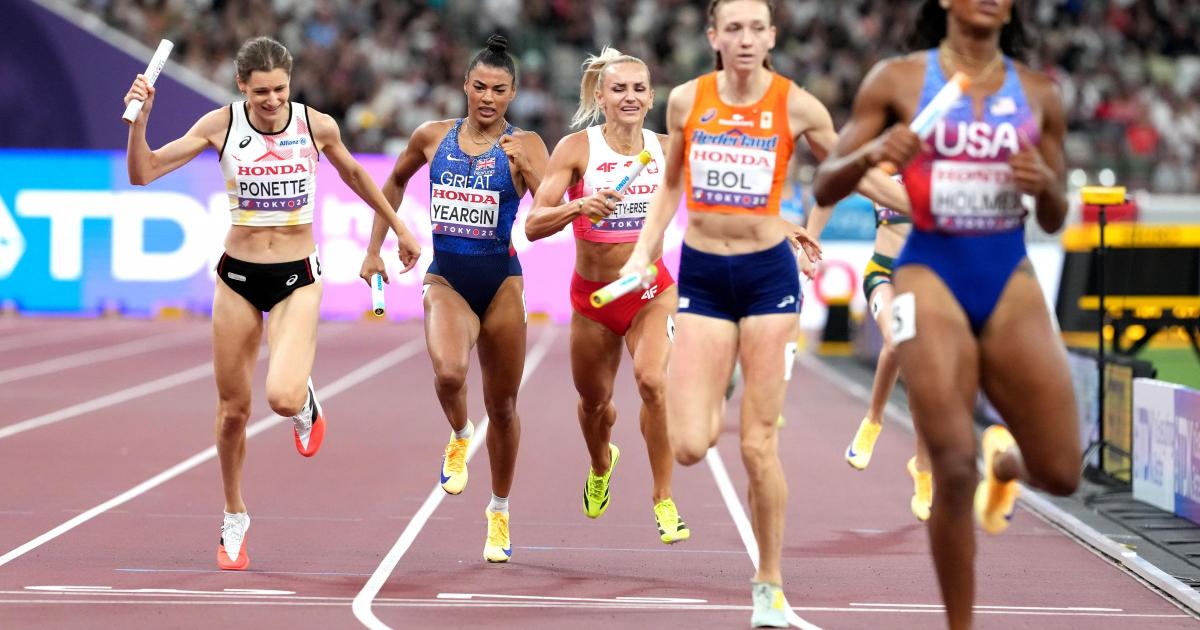Great Britain miss out on mixed relay medal but sprinters reach World finals