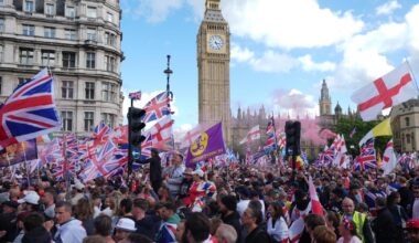 Tim Booth 'disgusted' as song used at Tommy Robinson march