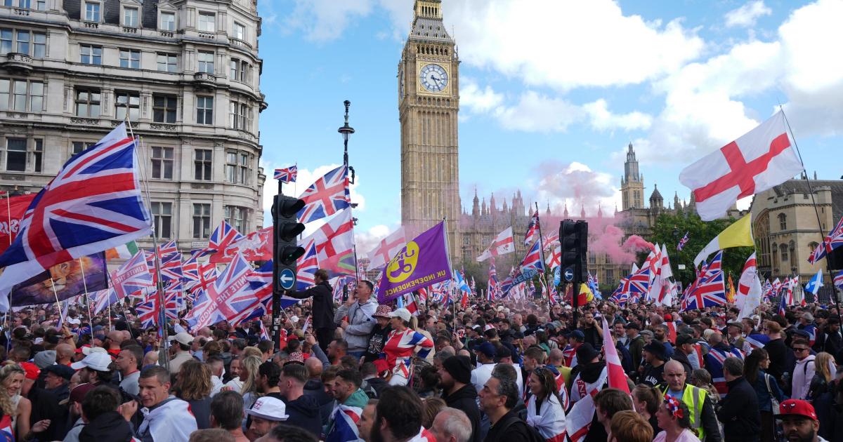 Tim Booth 'disgusted' as song used at Tommy Robinson march