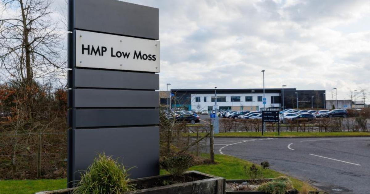 Prisoner at HMP Low Moss near Glasgow has died in custody