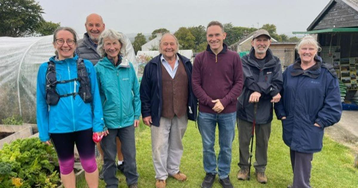 Residents visit Rawdon allotments for Heritage Open Days