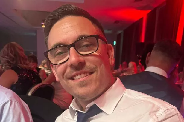 Jay Harris on the night of his award win