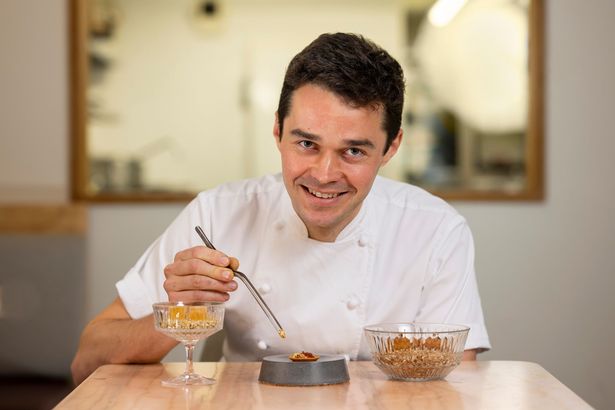 Chef with chopsticks