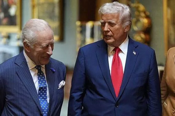 Donald Trump and King Charles