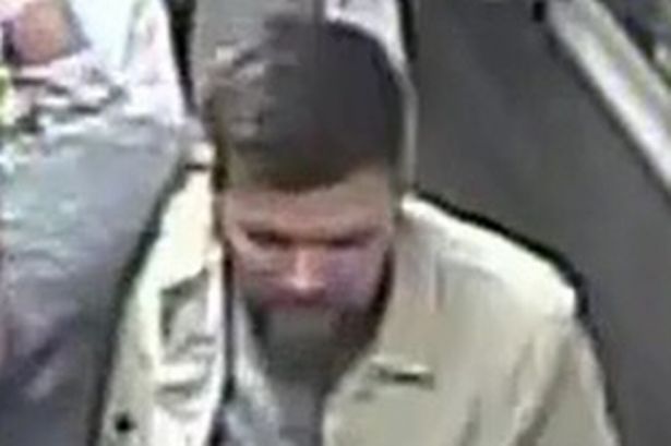 A CCTV still of the man taken from Hillhead subway station has been released
