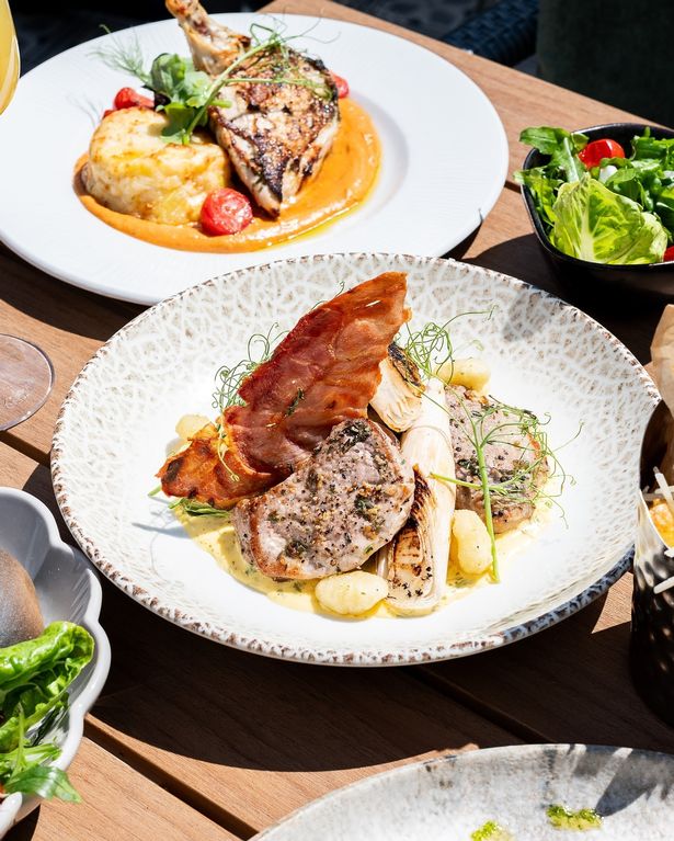 The bistro serves a menu of English cuisine with inspirations of the subcontinent at its Hale and Urmston venues