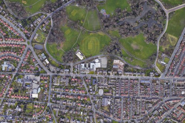 Aerial view of Birkenhead