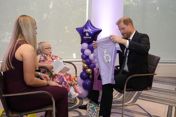 Harry was given gifts for his children Archie and Lilibet