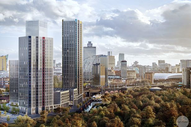 CGIs of how the Victoria Riverside development will look, part of the Victoria North project