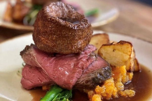 A roast dinner at Ten Streets Social