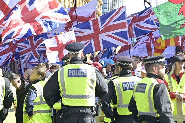 Police at march