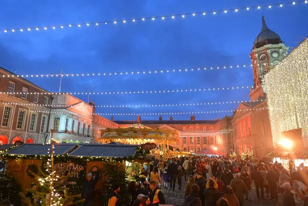 Dublin's Christmas market is free to enter, with a flight there going for under £20