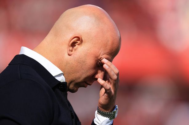 Liverpool head coach Arne Slot