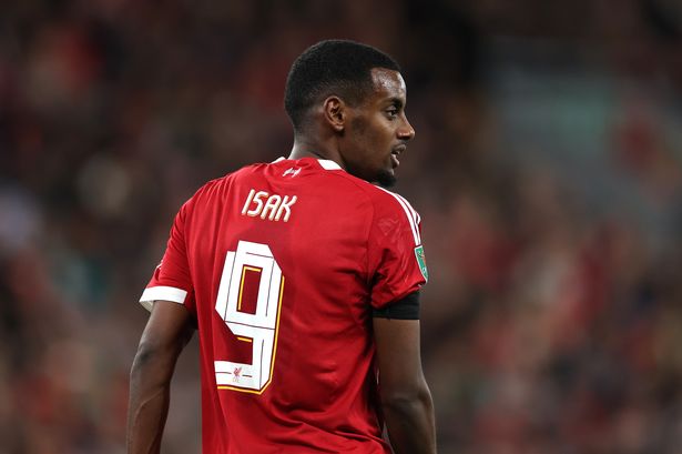 Alexander Isak could be poised to make his first Premier League start for Liverpool