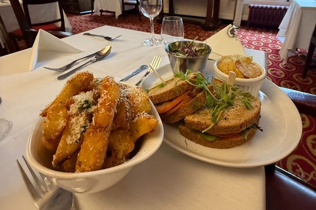 The Italian Caprese sandwich and chips