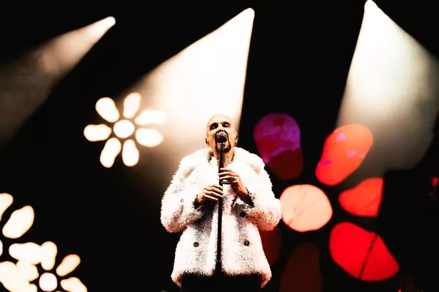 Tim Booth from James at Neighbourhood Weekender in Warrington 