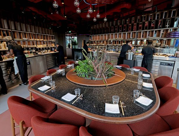 One of the private dining spaces at Chotto Matte in Manchester