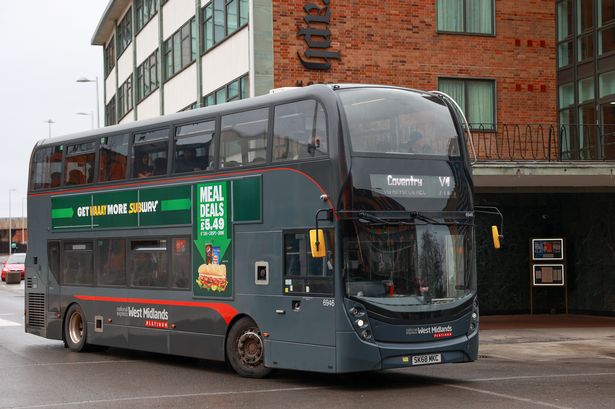A National Express West Midlands bus