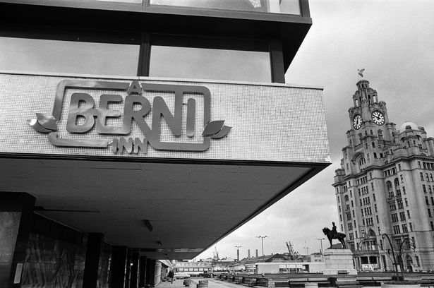 The refurbished River Inn at Liverpool's Pier Head. As a Berni Inn it is part of Grand Metropolitan Retailing's branded restaurants division. February 9, 1988