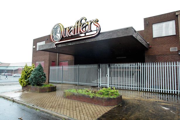 Quaffers club weeks before it was demolished in 2004