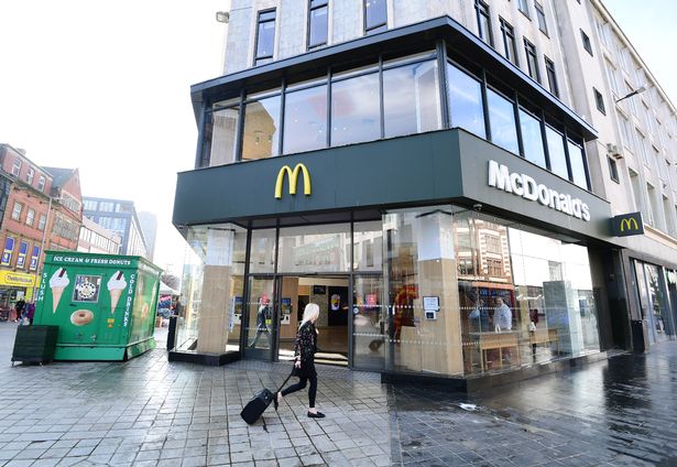 The refurbished McDonald's on Lord Street.