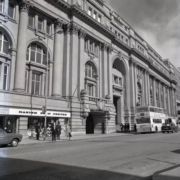Danish Food Centre, Royal Exchange Building, Cross Street, Manchester. 1973