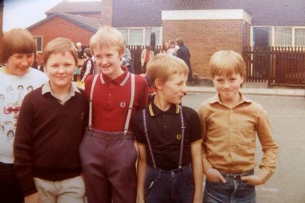 Salford kids setting off to the Jam Butty Camp in the 1970s