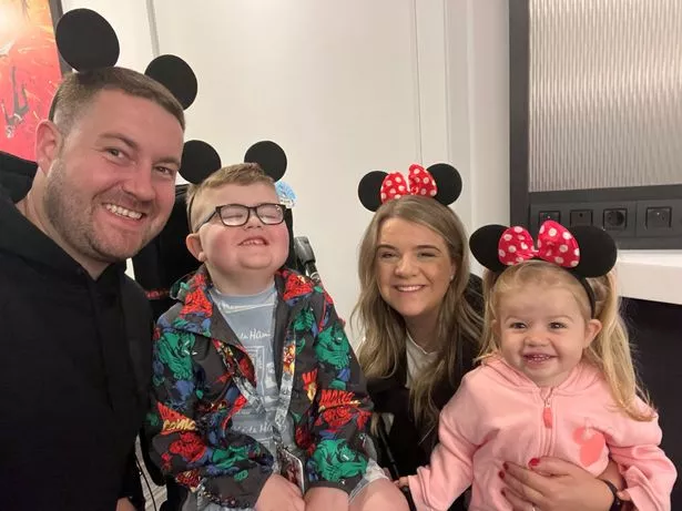 Jaxon with his family