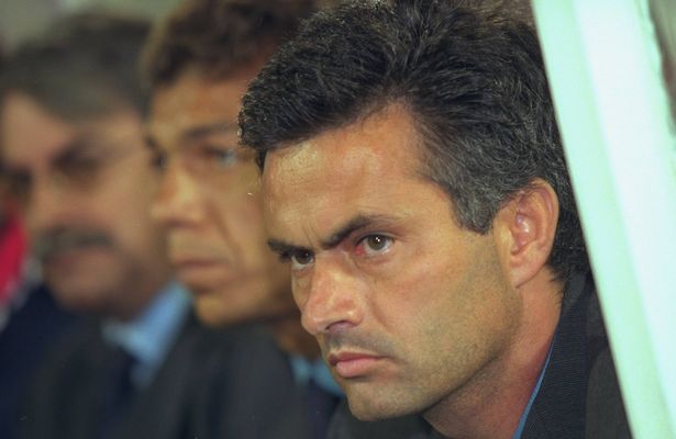 28 Sep 2000:  Portrait of Jose Mourinho the Benfica Coach during the UEFA Cup first round second leg match against Halmstads at the Stadium of Light, in Lisbon, Portugal. The match ended in a 2-2 draw. \ Photo taken by Nuno Correia \ Mandatory Credit: Allsport UK /Allsport