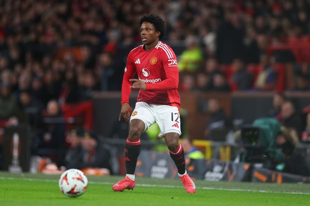 Manchester United defender Tyrell Malacia
