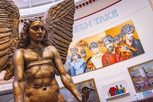 Inside Birmingham Museum and Art Gallery 