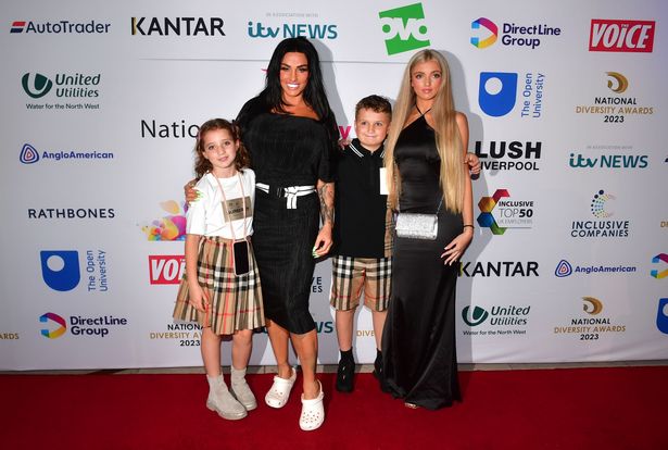 Katie has five children, including Bunny, Jett and Princess