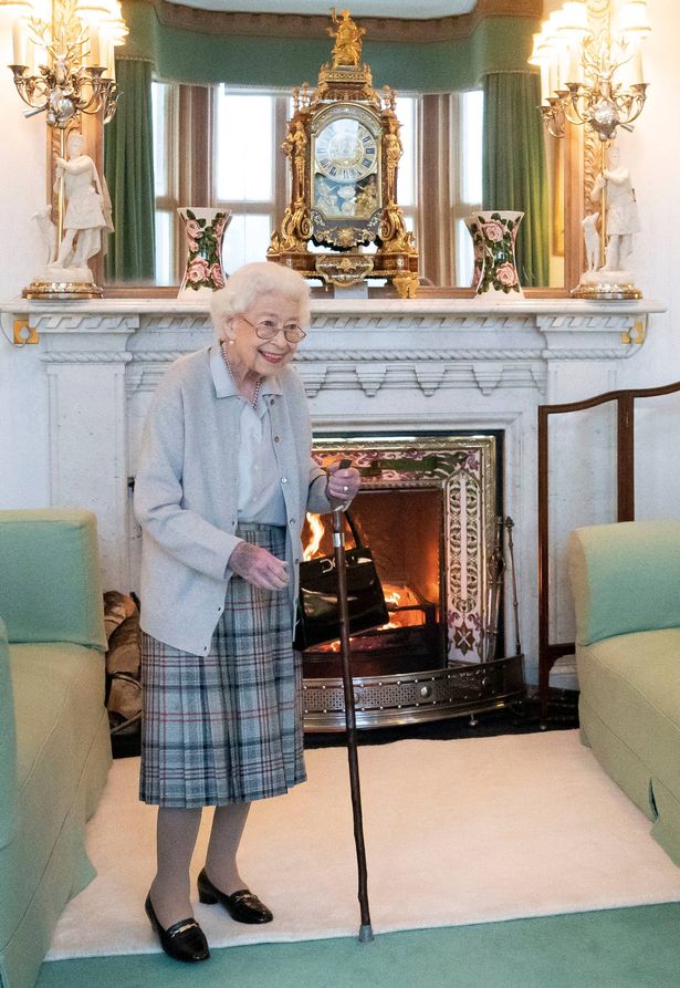 ABERDEEN, SCOTLAND - SEPTEMBER 06: Queen Elizabeth II waits in the Drawing Room before receiving newly elected leader of the Conservative party Liz Truss at Balmoral Castle for an audience where she will be invited to become Prime Minister and form a new government on September 6, 2022 in Aberdeen, Scotland. The Queen broke with the tradition of meeting the new prime minister and Buckingham Palace, after needing to remain at Balmoral Castle due to mobility issues. (Photo by Jane Barlow - WPA Pool/Getty Images)