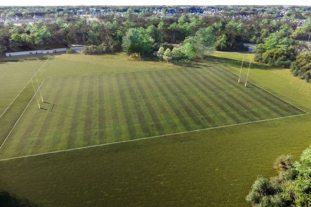 An artist's impression of what the Hailey Park sewage development site is planned to look like following restoration work