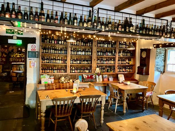 Inside the Nag's Head pub
