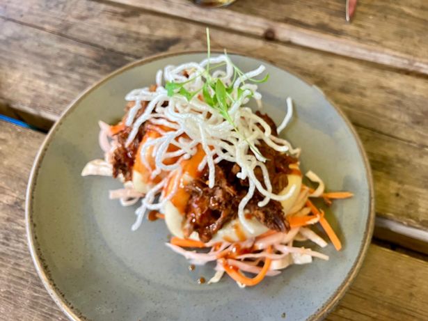 Slow-roasted Korean beef bao buns