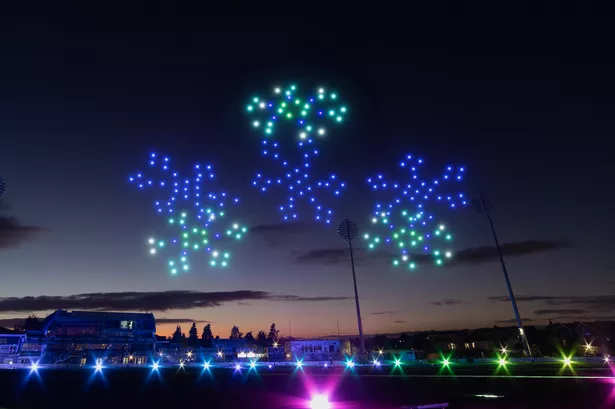 Audiences are promised a 'mesmerising' show, which will see hundreds of animated drones take to the air on December 20 at the Seat Unique Stadium (Gloucestershire County Cricket Club) in Bristol