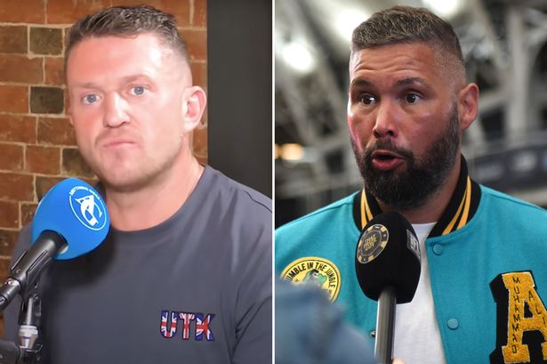 Tommy Robinson has explained his beef with Tony Bellew after the former boxer labelled the far-right extremist as a 'racist.'