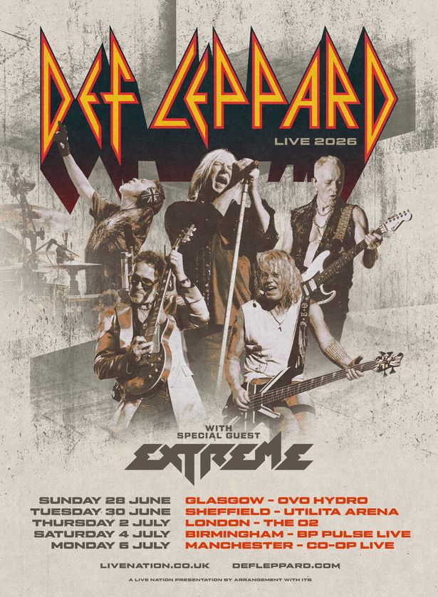 Def Leppard have announced UK and EU tour dates in June and July 2026
