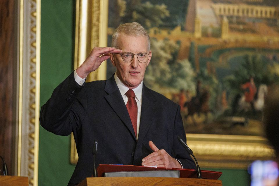 Northern Ireland Secretary Hilary Benn said it was right to see if more could be done to end paramilitarism (Liam McBurney/PA)