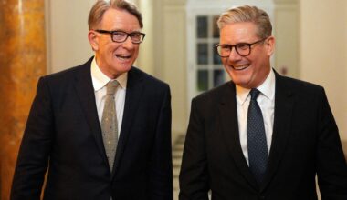 UK fires ambassador to US Peter Mandelson over links to Epstein | Politics News