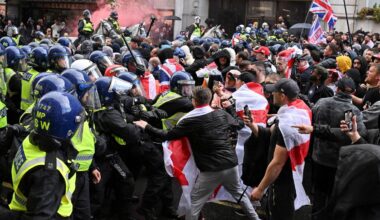 London anti-immigrant protest organised by far-right activist results in clashes with police