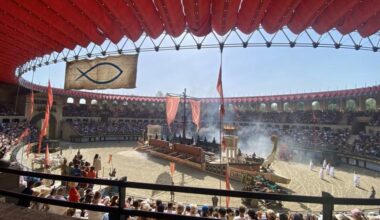 Viking history, including its Christian beginning, is dramatized here.