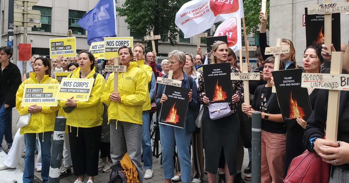 Protestors pressure EU to stop burning of US-owned contraceptives – POLITICO