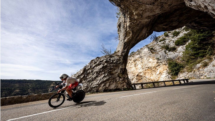 Matthew Marquardt had the eighth-fastest bike split at the 2025 Ironman World Championship in Nice.